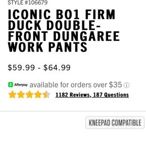 Carhartt new with tags